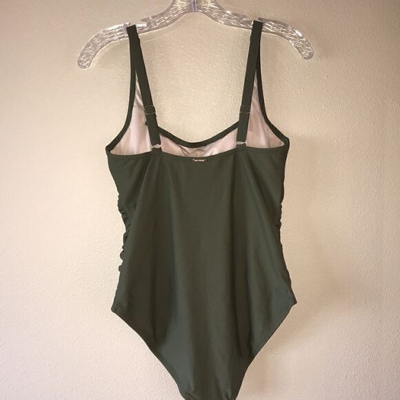 NEW Relleciga Made In Paris Olive Green Swimsuit - Picture 6 of 7